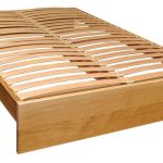 letto con rete ortopedica in legno