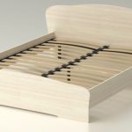 letto con rete ortopedica in ontano