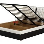 letto con rete ortopedica sollevabile con cassetto