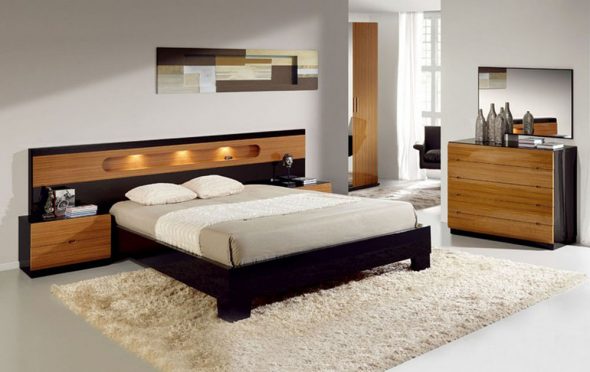 letto in stile moderno