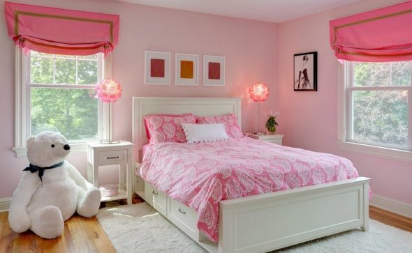 letto nella stanza dei bambini