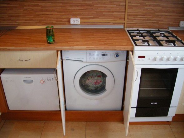mobile da cucina per mini lavastoviglie