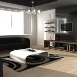 minimalismo nell'interno della sala
