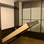 meccanismo di trasformazione di un letto armadio