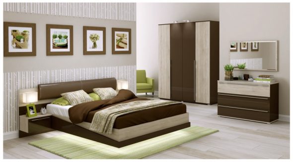 Set di mobili per camera da letto Terra