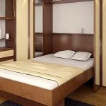 letto sollevabile pieghevole nell'armadio