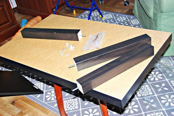 tavolo smontato
