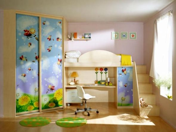 armadio scorrevole per cameretta bambini foto