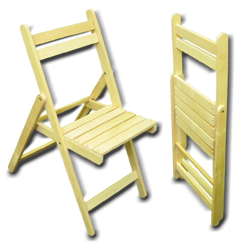 sedia pieghevole in legno fai da te