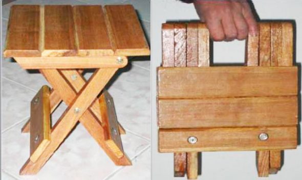 sgabello sedia pieghevole