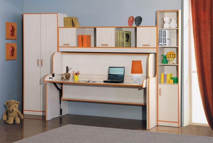 tavolo-letto trasformabile per cameretta bambini