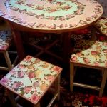 tecnica del tavolo decoupage