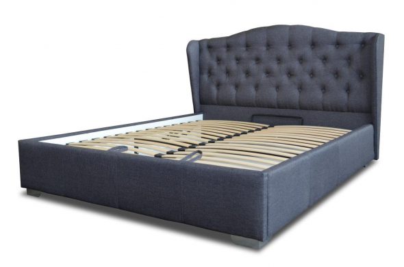 letto comodo con meccanismo di sollevamento