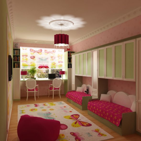 cameretta stretta per bambina
