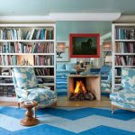 specchi all'interno sopra il camino