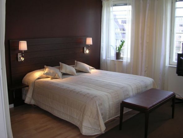 design dell'applique in camera da letto