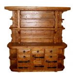 Credenza in legno realizzata a mano