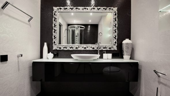 Mobili da bagno neri