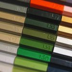 gamma di colori della cera
