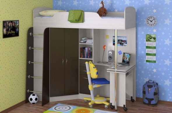 letto a soppalco per bambini