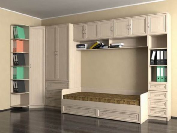 Mobili per bambini con facciate in truciolare laminato