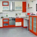 Progetto cucina rossa