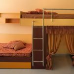 Letto a castello con divano Brava