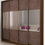 Rivestimento in pelle sintetica per facciata 4 porte