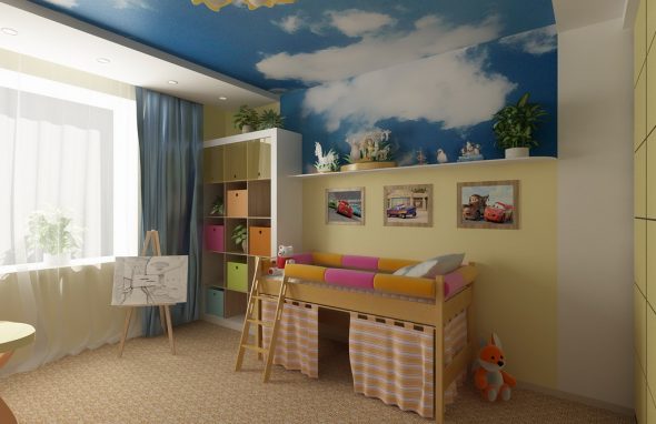 Foto della cameretta dei bambini Feng Shui