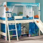 letto a soppalco con scivolo