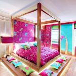 letto in legno all'interno