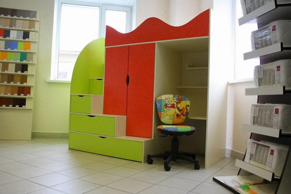 Mobili in truciolare per cameretta bambini