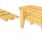 Esempio di disegno di una panchina