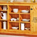 Semplice buffet in legno fai da te in stile country