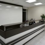 Banco reception in truciolare laminato