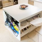 decorazione da tavolo con pellicola autoadesiva