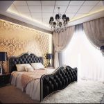Mobili da camera da letto neri ed eleganti