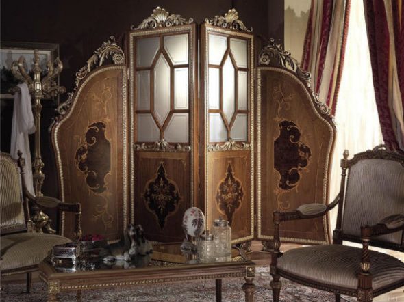 schermo nel vetro interno