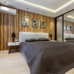 armadio scorrevole nel design della camera da letto