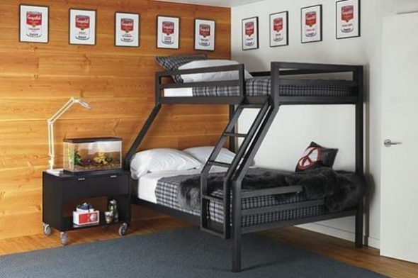 Elegante letto a castello per adulti