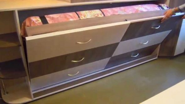 Cassettiera-letto Transformer