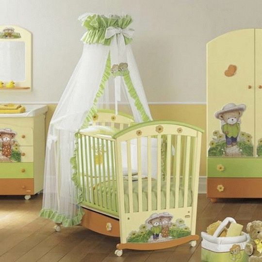 baldacchino per lettino per bambini