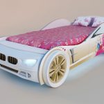 carrozza letto bianca per bambina