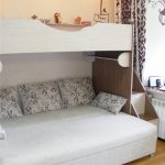 letto a castello bianco