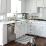 colore bianco del set da cucina