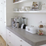 design del set da cucina bianco