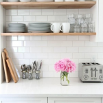 foto del set da cucina bianco