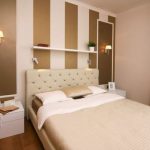 foto di design di applique sopra il letto
