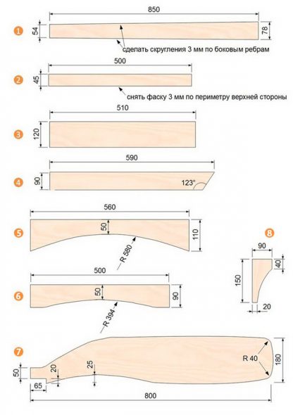 disegni di sedie da giardino