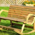 panca da giardino sedia a dondolo